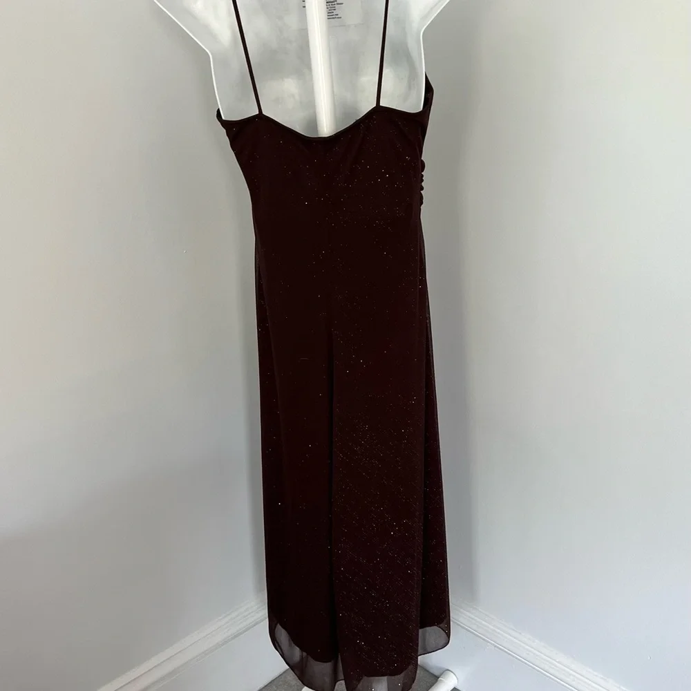 City Triangles 90’s Y2K Sparkly Brown Dress